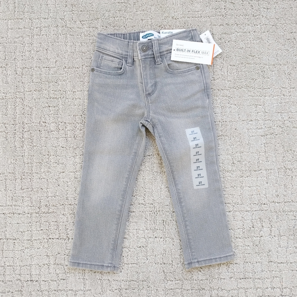 NEW Old Navy Toddler grey skinny jeans 2t